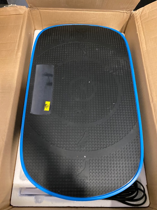 Photo 1 of MERACH Vibration Plate Exercise Machine, Curved Vibration Plate for Lymphatic Drainage Weight Loss, Vibrating Plate with Real-Time Calorie Tracking on LED Display, Workout Equipment for Home Women Men