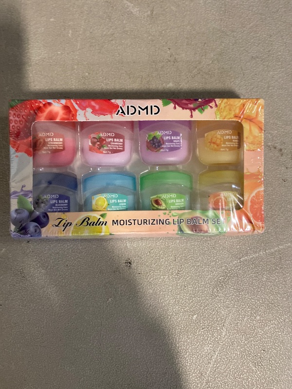 Photo 1 of Fruit Lip Mask Set Blueberry - Mango - Strawberry - Lemon - Orange - Cranberry - Grape - Avocado Moisturizing Fruit Flavor Lip Balm Lip Mask Set Gift Spring Summer Autumn Winter Sleep Lip Protection Back to School Season Wedding Birthday