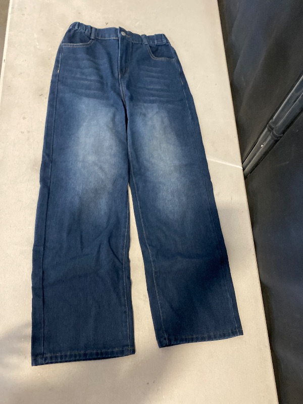 Photo 1 of  Size 14Y Children's Fall-winter Style Three-dimensional Tailored Casual Fashionable Long Pants with Treasure Pocket Design, Trendy And Versatile Boys' And Girls' Jeans.