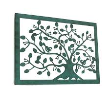 Photo 1 of 17 Inch Metal Tree With Birds Wall Hanging Art Home Decor Living Room Decoration