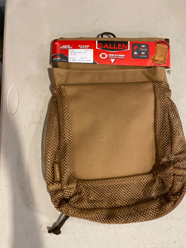 Photo 1 of Allen Company Rival Hull Bag & 52 inch Waist Belt, Holds 100 Empty Hulls, Tan, Caramel Brown, One Size, Bags & Range_Trap & Skeet