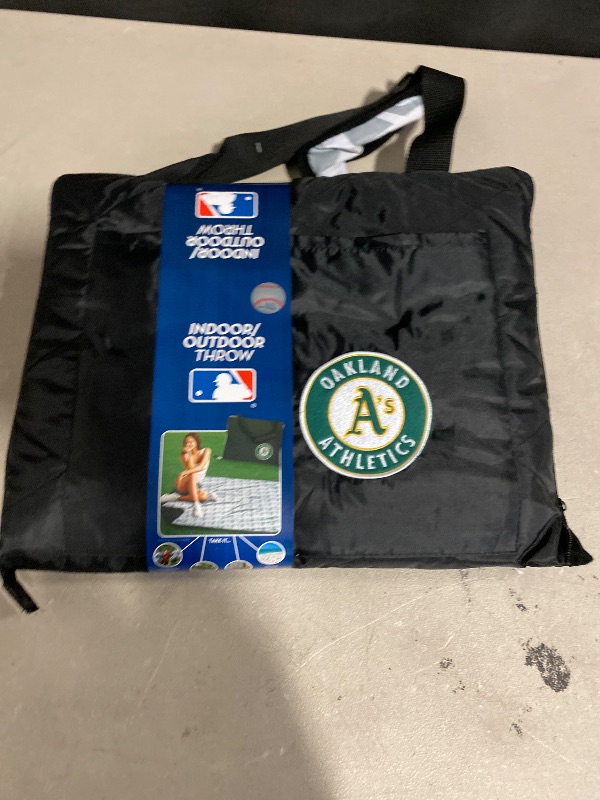 Photo 1 of  Oakland Athletics indoor/outdoor throw blanket