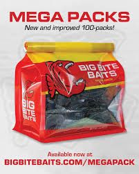 Photo 1 of 6" Jerk Minnow Junebug BIG BITE BAITS MEGA PACK 