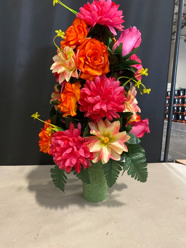 Photo 1 of Artificial Cemetery Flowers