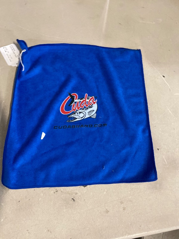 Photo 1 of Blue Cuda brand microfiber towel