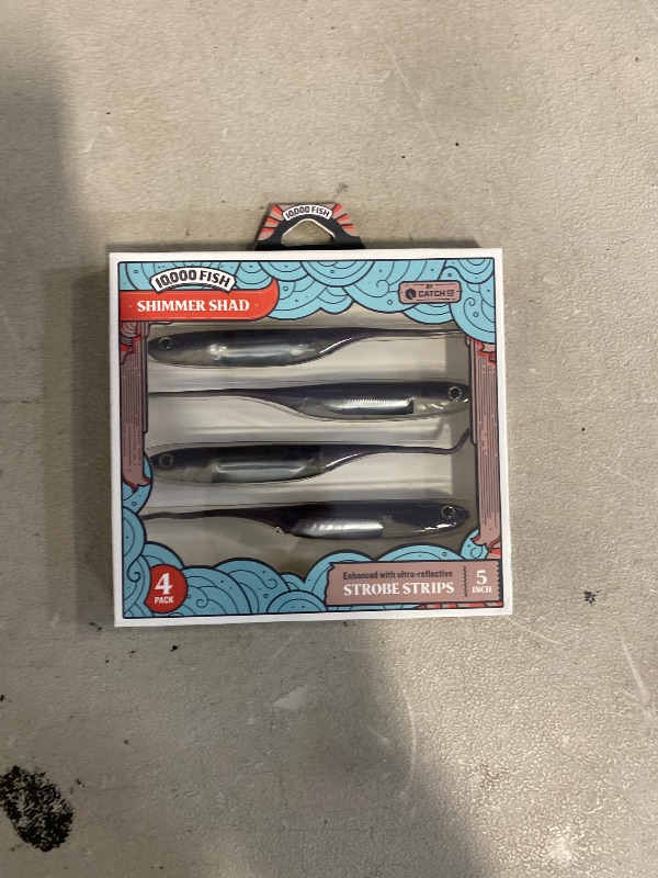 Photo 1 of 10 000 Fish Shimmer Shad - 4 Pack