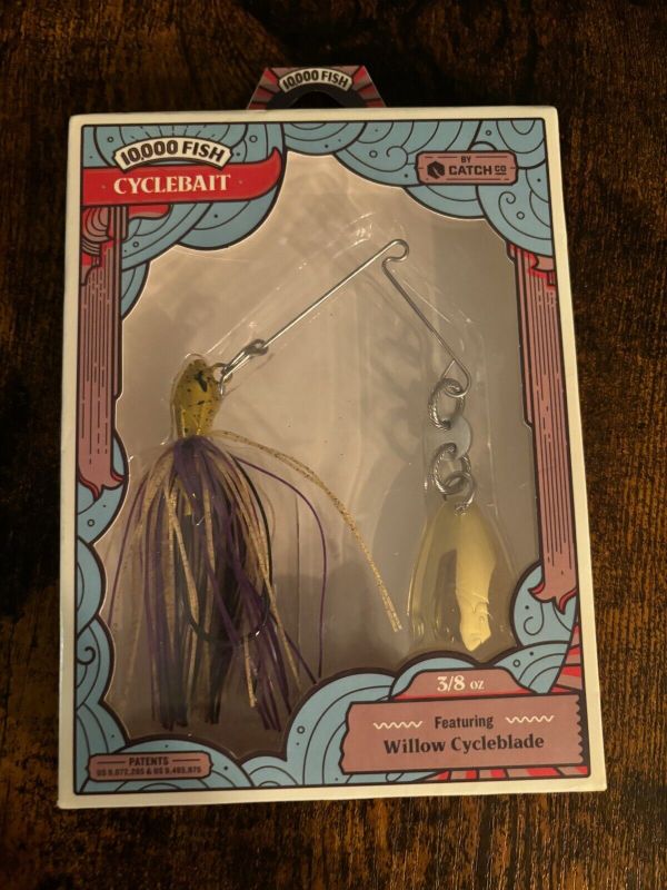 Photo 1 of 10,000 Fish Cyclebait 3/8oz Dark Junebug/Gold New in Package