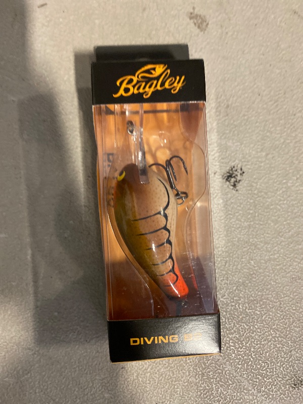 View 2 of Bagley Baits DB2-HCCW Diving Balsa B2 2.5", 1/2 OZ Hot Claw Crawdad