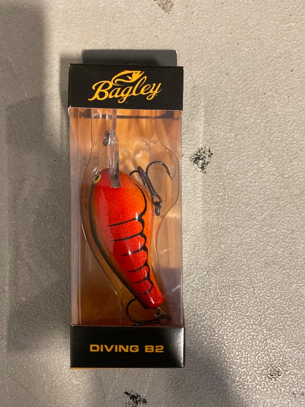 Photo 1 of Bagley Baits DB2-CKCW Diving Balsa B2 2.5", 1/2 OZ Cooked Crawdad