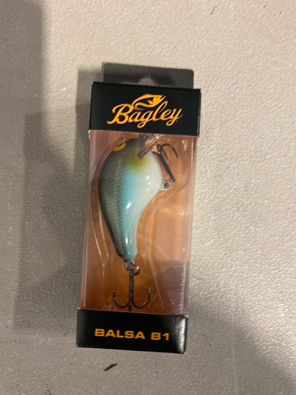Photo 1 of Bagley Balsa B1 Squarebill Crankbait - 2" - Injured Shad