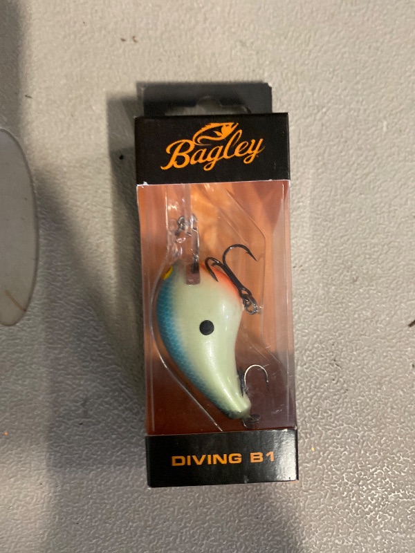 Photo 1 of Bagley Baits DB1-BCSD Diving Balsa B1 2", 7/16 OZ Blue Chartreuse Shad