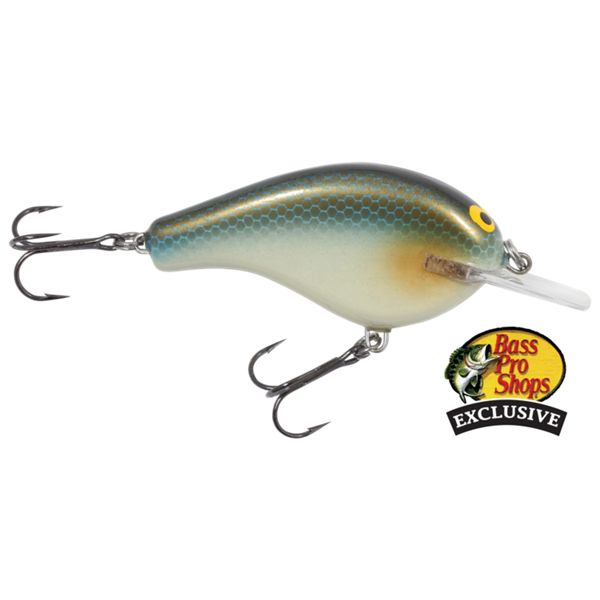 Photo 1 of Bagley Flat Balsa B2 Squarebill Crankbait - Injured Shad