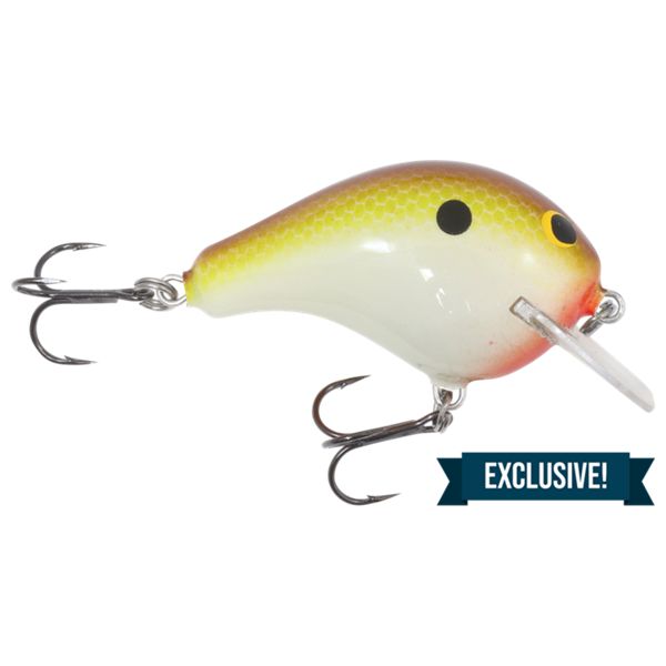 Photo 1 of Bagley Balsa B1 Squarebill Crankbait - 2" - Faded Schoolbus