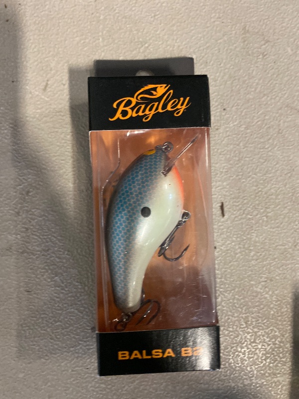Photo 1 of Bagley Balsa B Blue Chartreuse Shad 2 1/2 in.