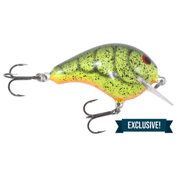 Photo 1 of Bagley Balsa B1 Squarebill Crankbait - 2" - Camo Green Craw