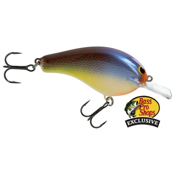 Photo 1 of Bagley Flat Balsa B2 Squarebill Crankbait - Bone Belly Gill