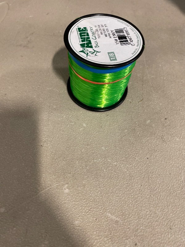 Photo 1 of Ande A18-15GE Premium Mono Line 1/8Lb Spool 15 lb 375 Yards Green Hi-Vis
