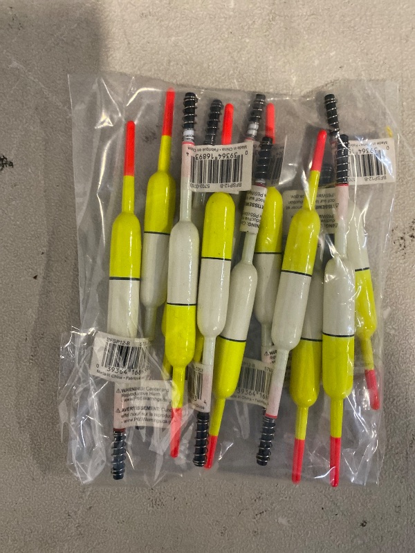 Photo 1 of 12PCS South Bend Balsa Floats Spring Float 1/2" X 6"