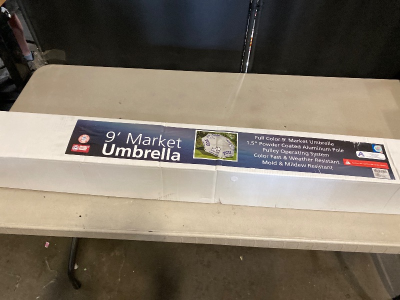 Photo 1 of 9ft Texas Christian University (TCU) Horned Frogs umbrella 