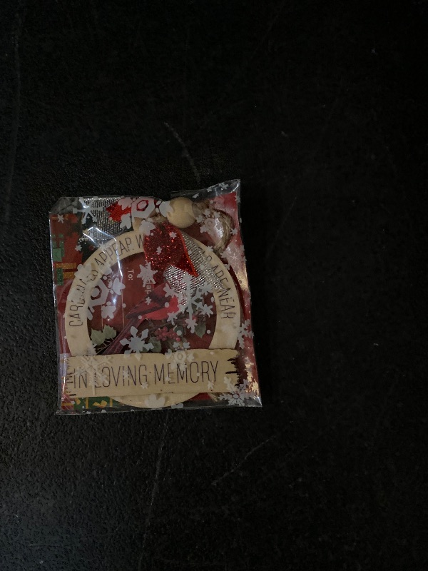 Photo 1 of Cardinal Appear When Angels Are Near Christmas Ornaments, Sympathy Gifts for Loss of Loved One, In Memory of Loved One Gift, Cardinal Memorial Gift, Angel Ornament, Wooden Christmas Ornament (H25)
