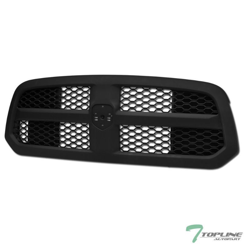 Photo 1 of Topline For 2013-2018 Dodge Ram 1500 Honeycomb Mesh Front Grille - Matte Black