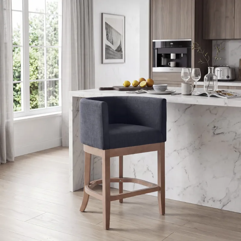 Photo 1 of 26.75"H Linen Counter Stool 1 PCS - 2004CS