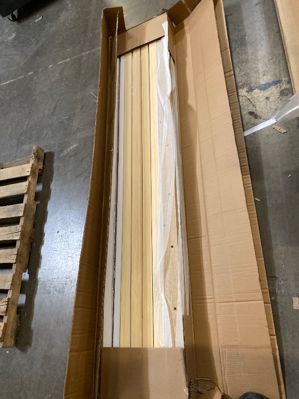Photo 1 of Modern King Size Bed Frame, 52" Tall Arched Recessed Headboard A-Box