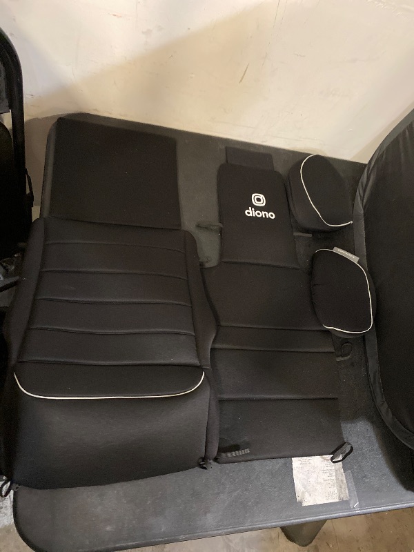View 2 of Protective Cover ONLY for Diono Connect3 R 2-in-1 High Back Booster, Slim Fit 3-Across in Many Mid-Sized Sedans and SUVs, for Children from 40-120 lbs., Lightweight with Cupholder, Black Storm
