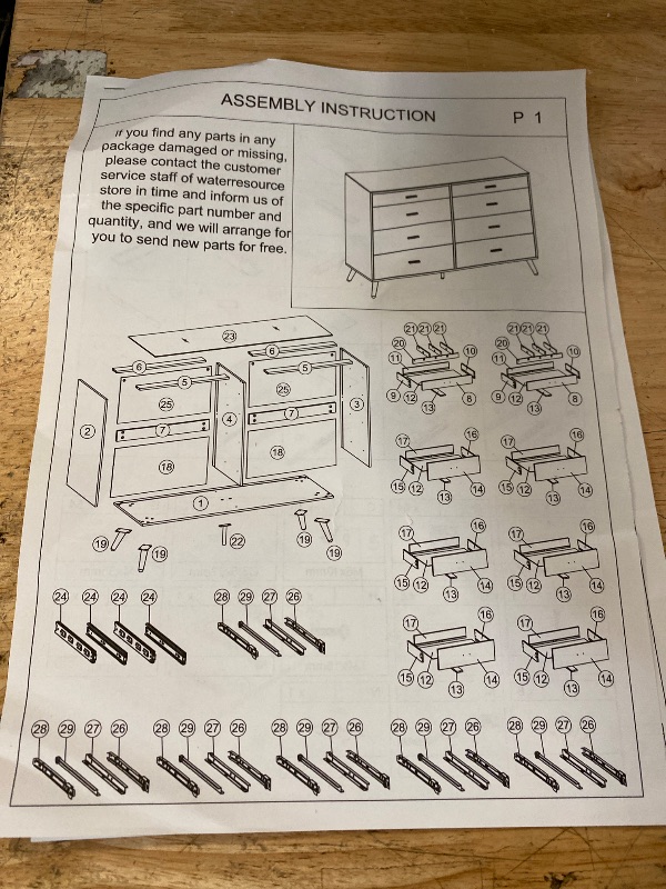 Photo 1 of 8 Drawer Desser With LED light And Remote 141x5x 49x 17.5 Cm