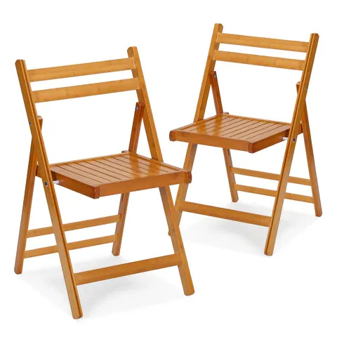 Photo 1 of Athena Collection Wooden Folding Chair,Floding Chairs for Outside,Set of 2 330LB Weight Capacity Floding Chairs,Outdoor Floding Chairs for Event/Wedding Party/Dining(Wood)