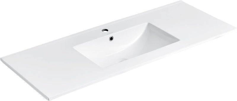 Photo 1 of 48" Ceramic Vanity Sink Top