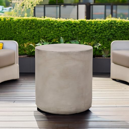 Photo 1 of Christopher Knight Home 313406 Side Table, Light Gray