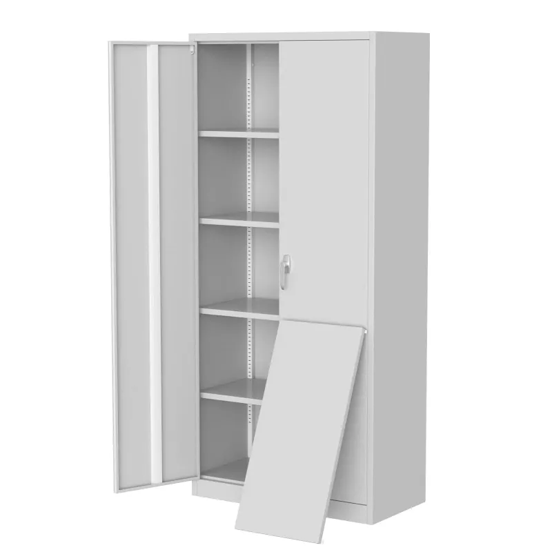 Photo 1 of Garvee 71" Storage Cabinet with Locking Doors, Tall Metal Cabinet 4 Adjustable Shelves & Leveling Feet | Heavy-Duty Organizer for Pantry, Garage, Bedroom, Office, Craft Room