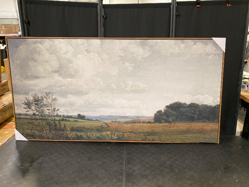Photo 1 of Rustic Countryside "Landscape Clouds Classic French Country Farmhouse Bedroom Extra Large Wall Decor