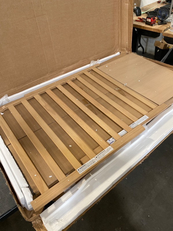 Photo 1 of Graco Benton 5-in-1 Convertible Crib – GREENGUARD Gold Certified, Converts from Baby Crib to Toddler Bed, Daybed and Full-Size Bed, Fits Standard Full-Size Crib Mattress (Driftwood) | GREENGUARD Gold Certified, Converts from Baby Crib to Toddler Bed, Dayb