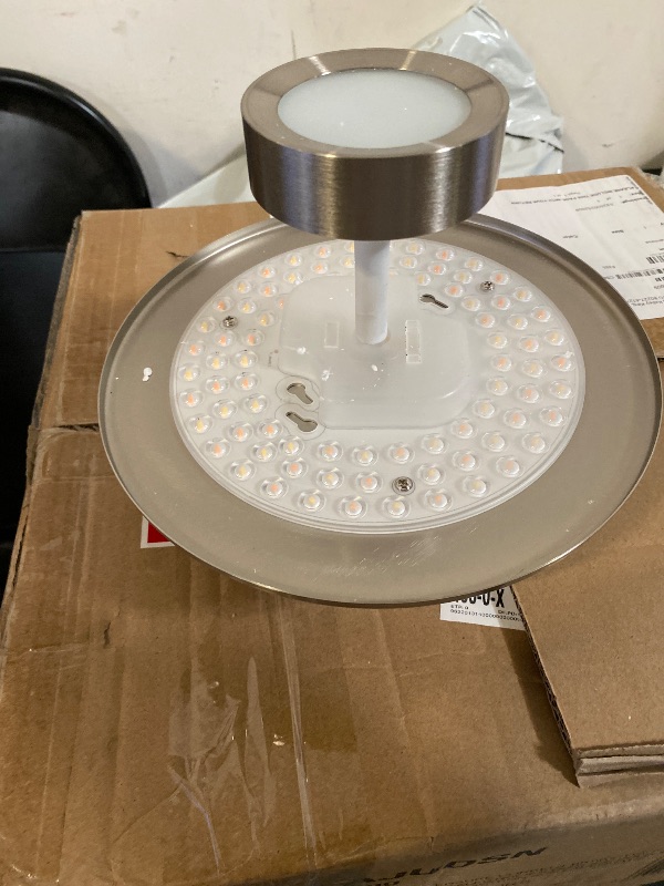 Photo 1 of LED Light for Ceiling Fan, Brushed Nickel