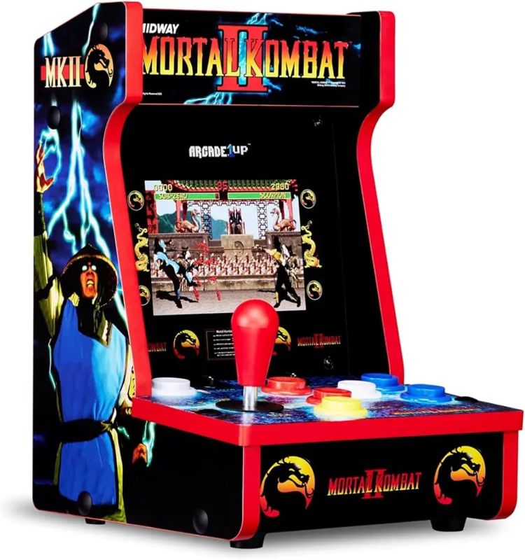 Photo 1 of ARCADE1UP Mortal Kombat II Countercade Arcade with 3 Games, 7" LCD Screen