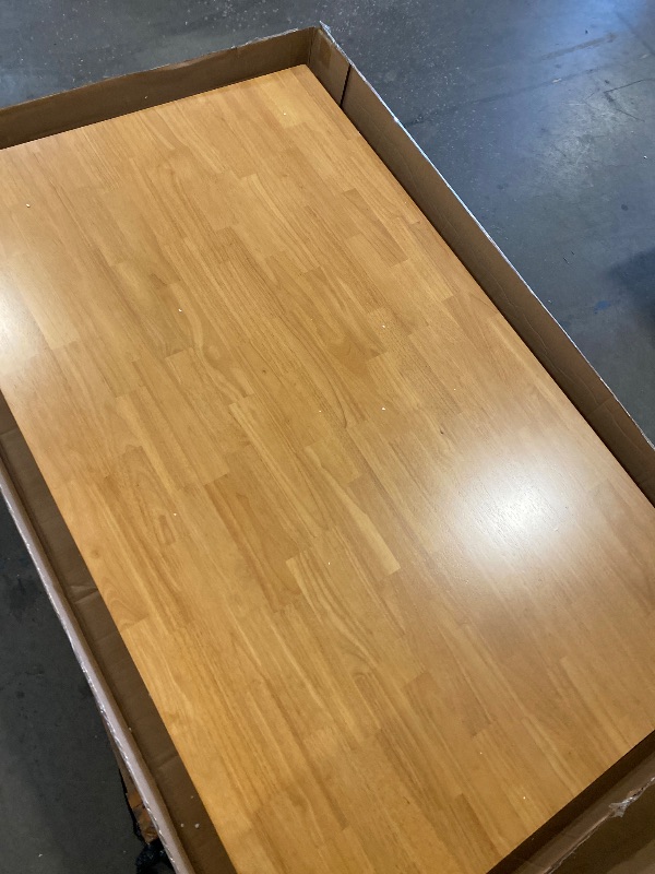 Photo 1 of HomeStock Tuscan Treats Rectangular Dining Table 36"x60"x30" - Solid Wood Top in Cappuccino Finish, Elegant Design for Kitchen or Dining Room