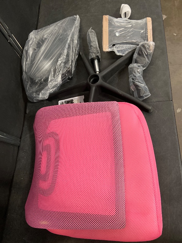Photo 1 of BestOffice Ergonomic Office Chair | Mid-Back Swivel Desk Chair | Pink