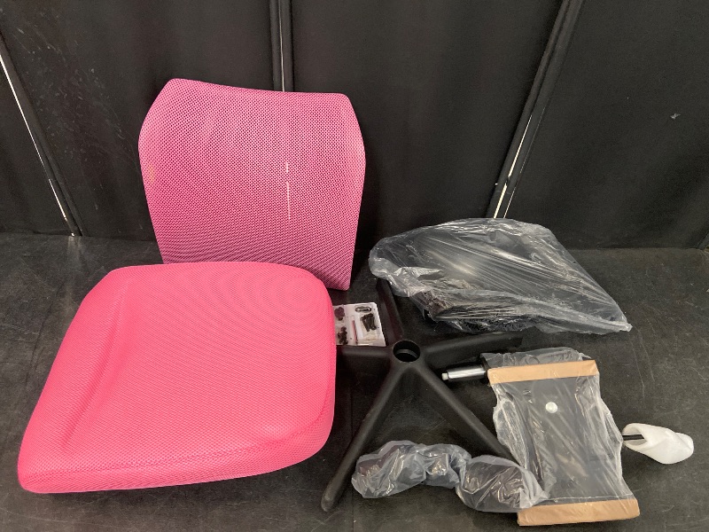 Photo 1 of BestOffice Ergonomic Office Chair | Mid-Back Swivel Desk Chair | Pink