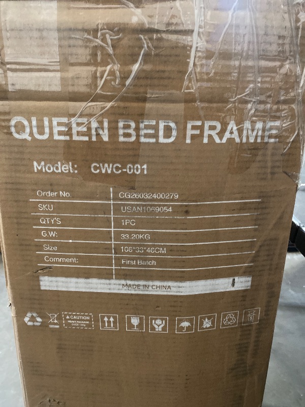 Photo 1 of AirFrame Queen Cloud Platform Bed Frame with Round Edge Headboard
