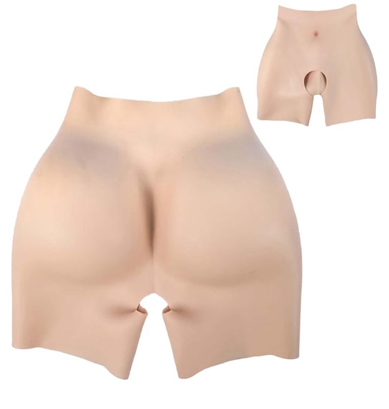 Photo 1 of GAOLEI Silicone Fake Butt Shorts Buttock Butt Shaper Control Panties Realistic Padded Push Up Panty