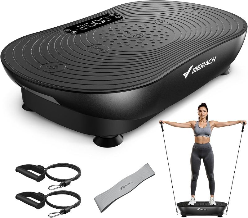 Photo 1 of Merach V33 Pro Vibration Plate Exercise Machine with Touchscreen, 99 Speeds