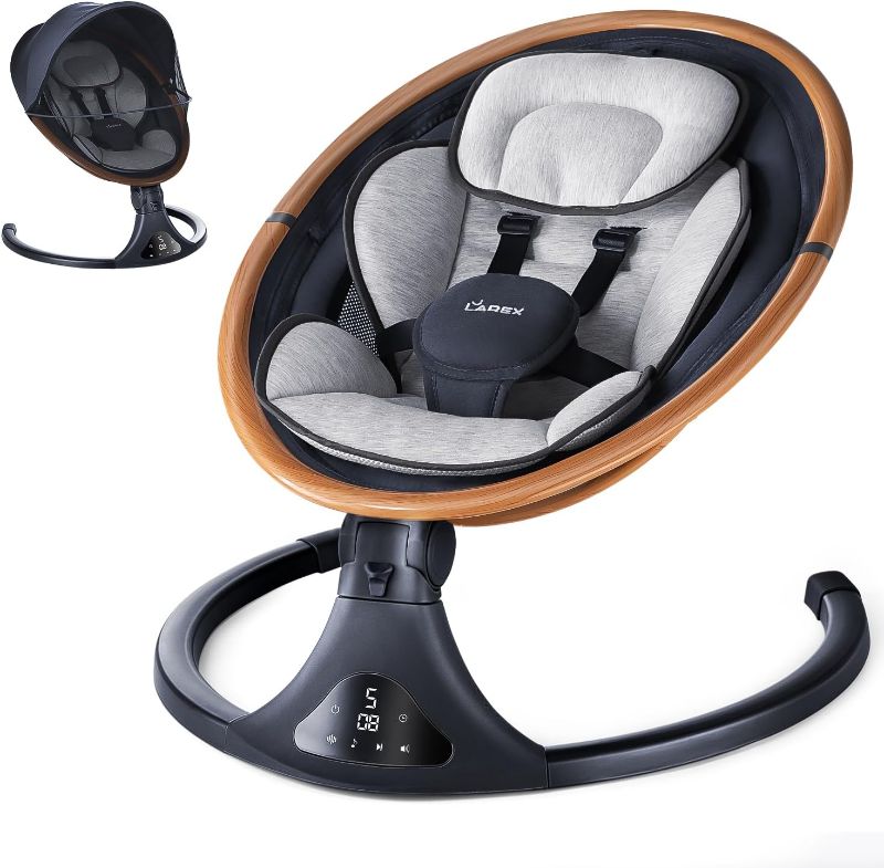 Photo 1 of Baby Swing for Infants to Toddlers with Remote Control, Bluetooth
