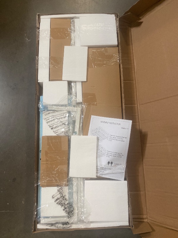 Photo 1 of AOGLLATI Full Size Corner Bed Frame with 6 Storage Drawers and Bookcase Hidden Headboard, Full Bed Frame Metal Platform Daybed with Charging Station and LED Lights for Kids Teens, Pink