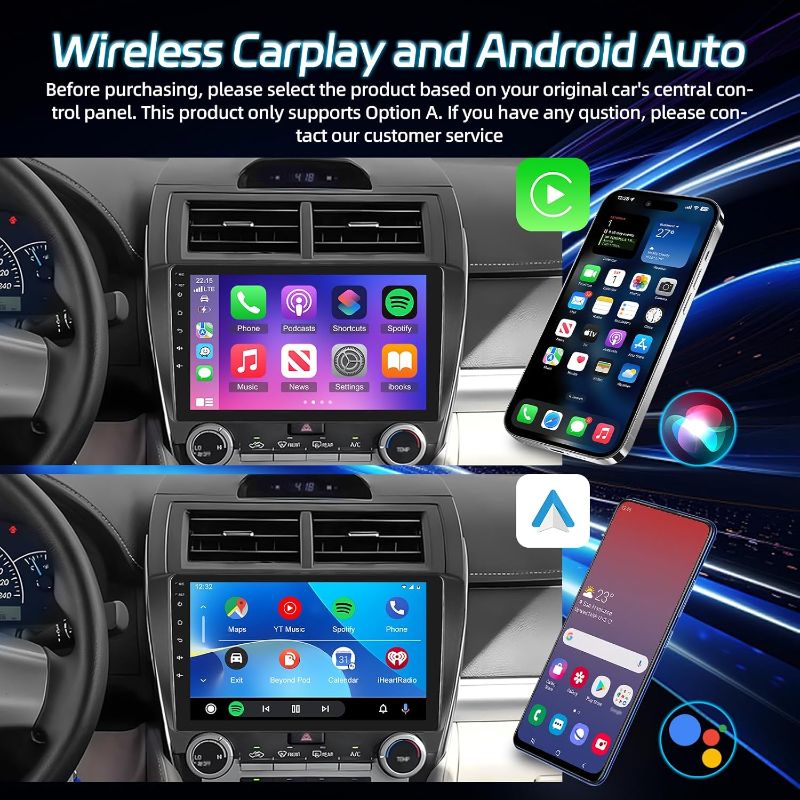 Photo 1 of Touch Screen Aftermarket Stereo with Wireless Carplay and Android Auto,