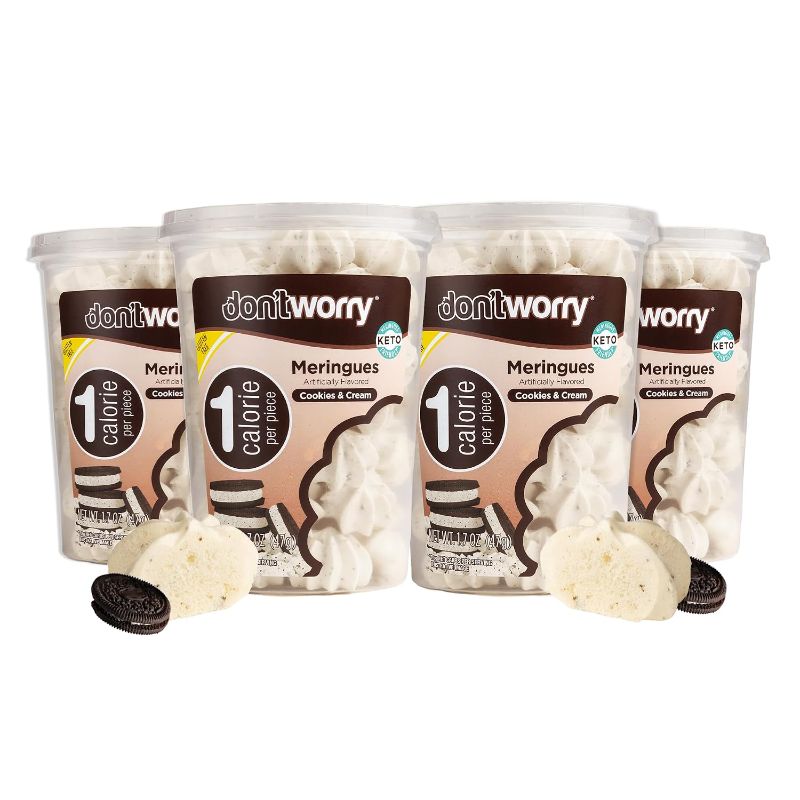Photo 1 of Don't Worry Meringue Cookies, Cookies & Cream Healthy Snacks