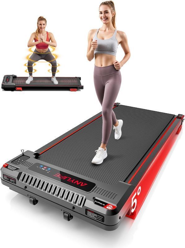 Photo 1 of Walking Pad Treadmill, Anylife Walking Pad Treadmill with Incline
