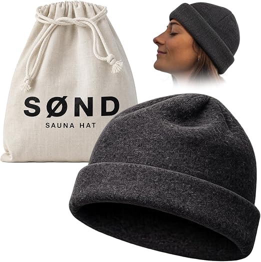 Photo 1 of Sauna Hat – Natural Merino Wool Sauna Accessory for Heat Protection – Eco-Friendly, Lightweight & Durable