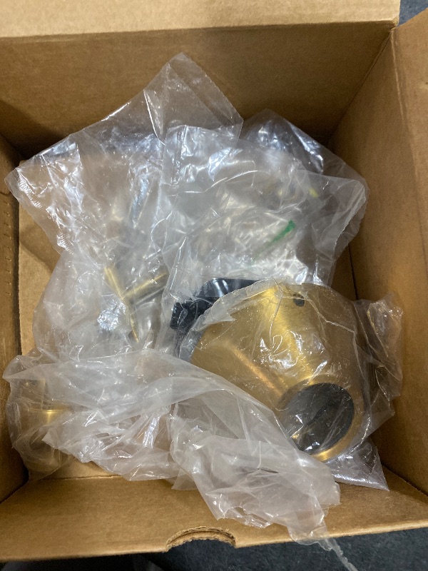 Photo 1 of Moen Flara Brushed Gold 1-Handle Posi-Temp Pressure Balancing Valve Trim Kit, Valve Required, TS2911BG